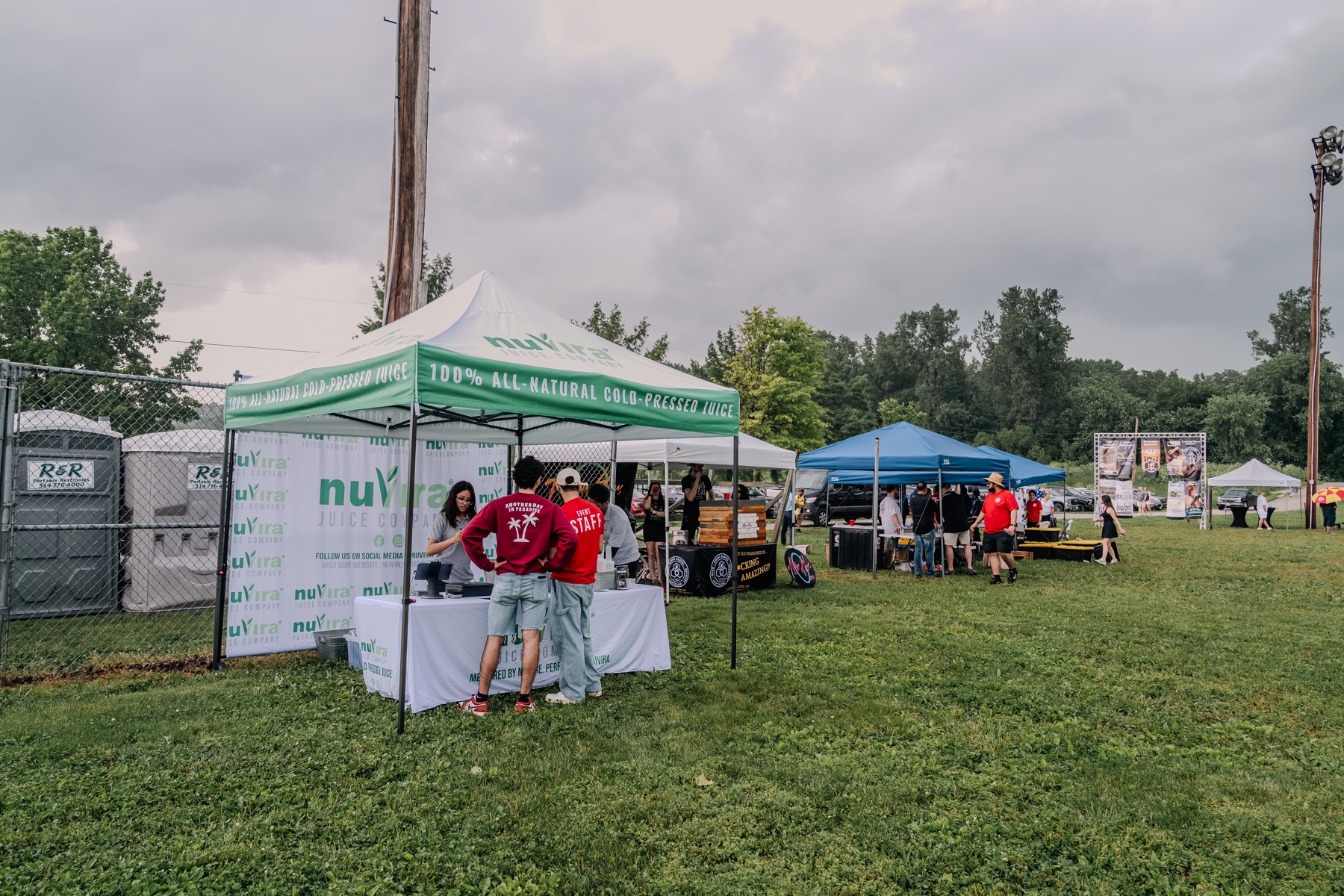 NuVira booth among local event vendors